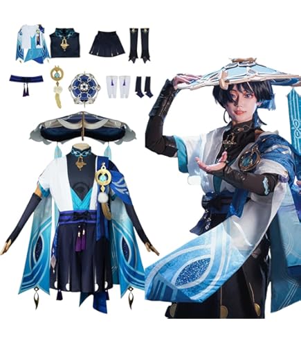 放浪者　キャラクターイメージ　コスプレ衣装 五次元 基萌 原神 コスプレ スカラマシュ放浪者 衣装 ※笠なし注意